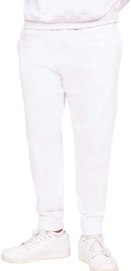 Casual Ringspun Blended Core 280 Jogpants Regular - White