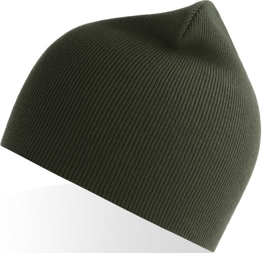 Atlantis Yala Organic Beanie W/O Turn Up - Olive