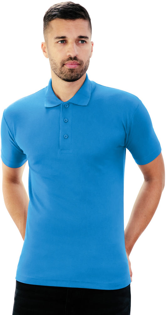 Casual Classic Pique Polo - Sapphire