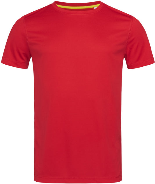 Stedman Active Sports Set In Mesh Mens T - Crimson Red