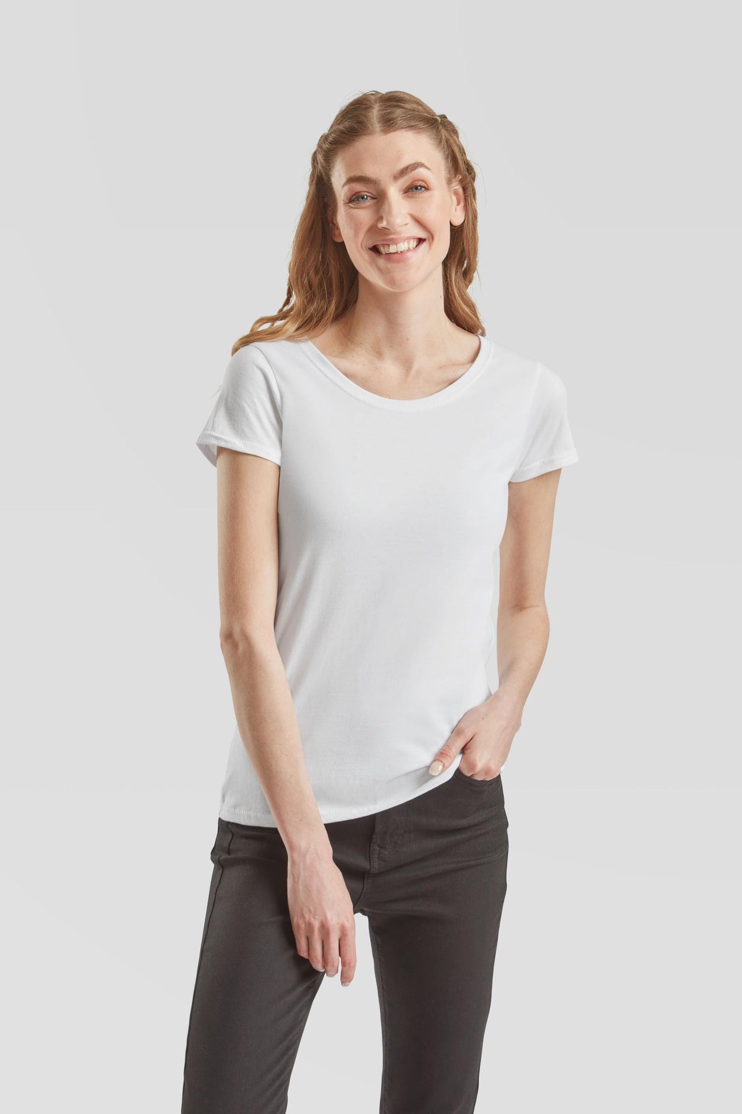 FotL Iconic 195 Ringspun Premium T Ladies - White