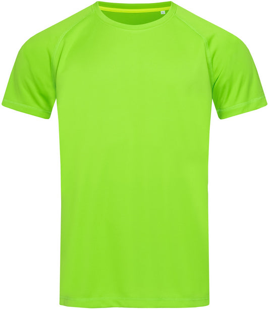Stedman Active Sports Raglan Mesh Mens T - Kiwi