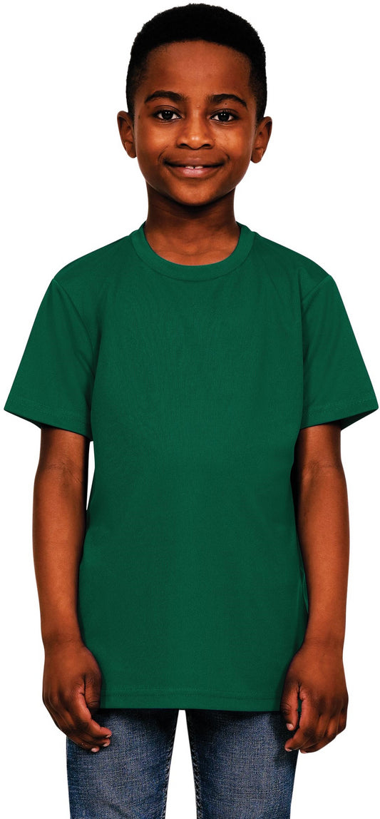Casual Original Tech T Shirt Kids - Forest Green
