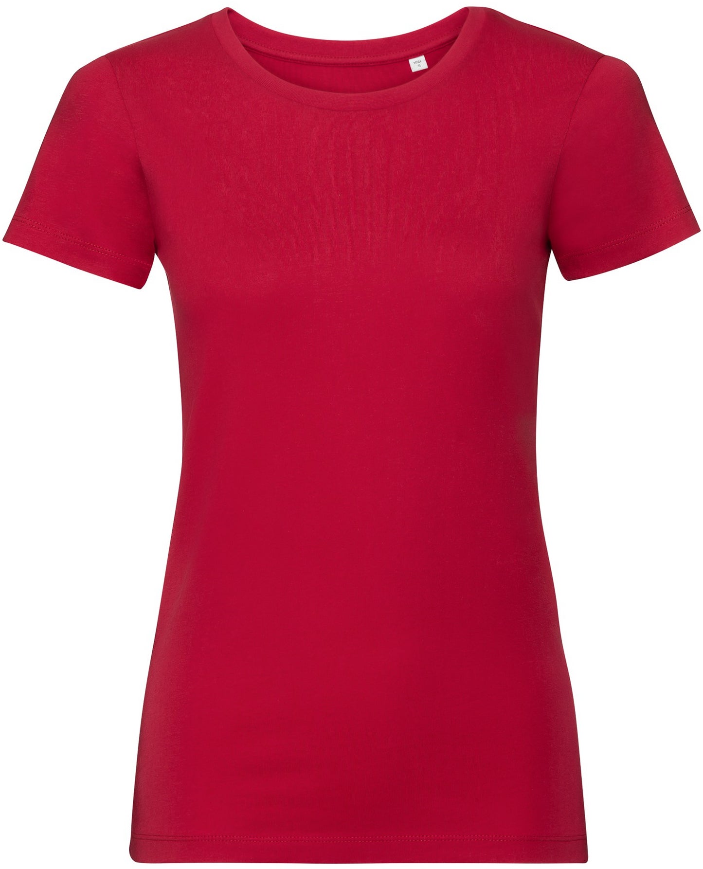 Russell Pure Organic T Ladies - Classic Red