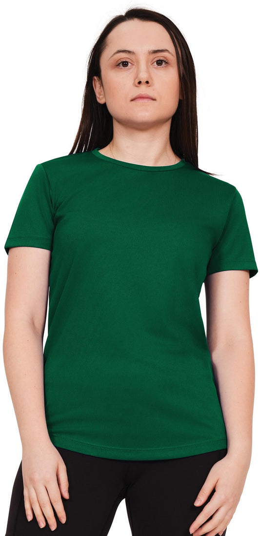 Casual Original Tech T Shirt Ladies - Forest Green