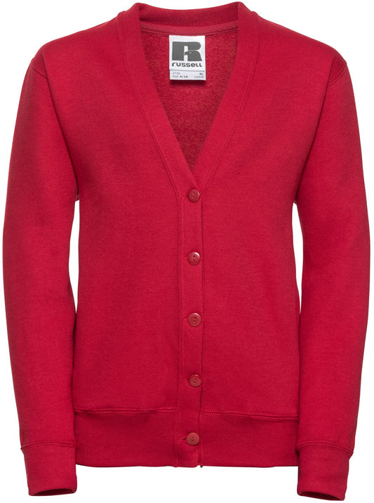Russell Sweatshirt Cardigan Youths - Classic Red