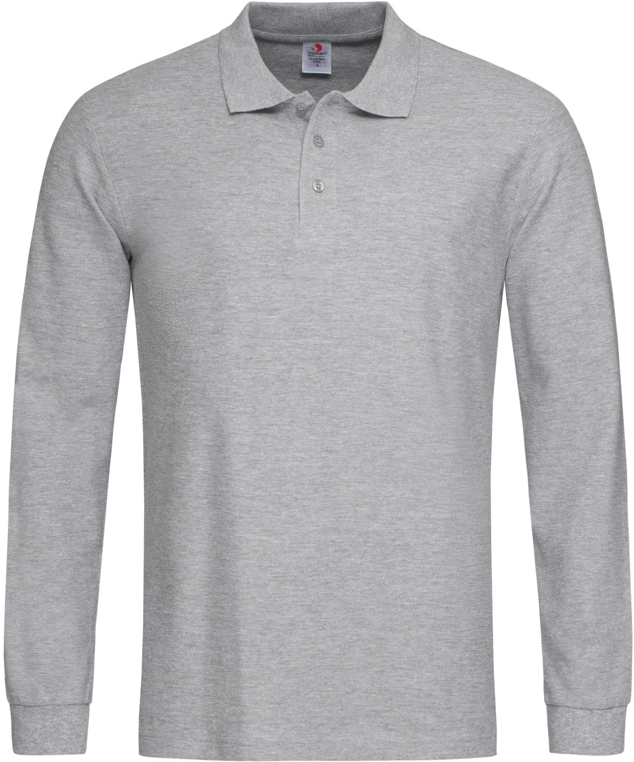 Stedman Classic L/S Cotton Polo - Heather