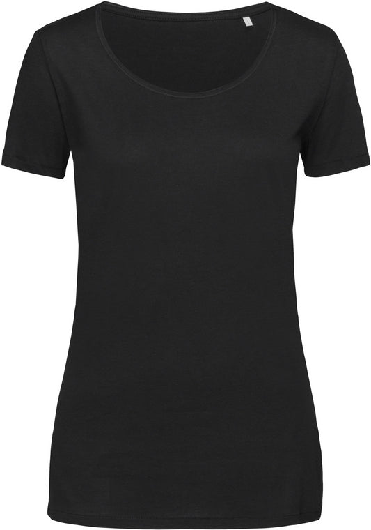 Stedman Stars Finest Cotton Ladies T - Black Opal