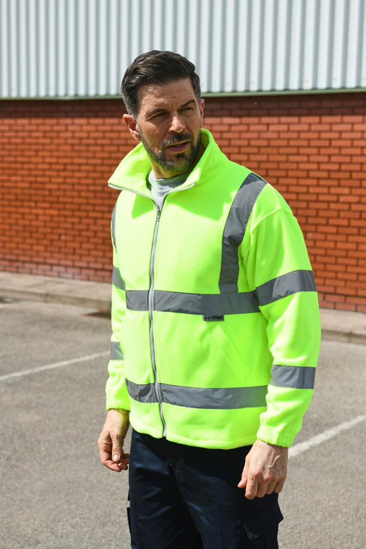 Korntex High Vis Premium Fleece - Yellow