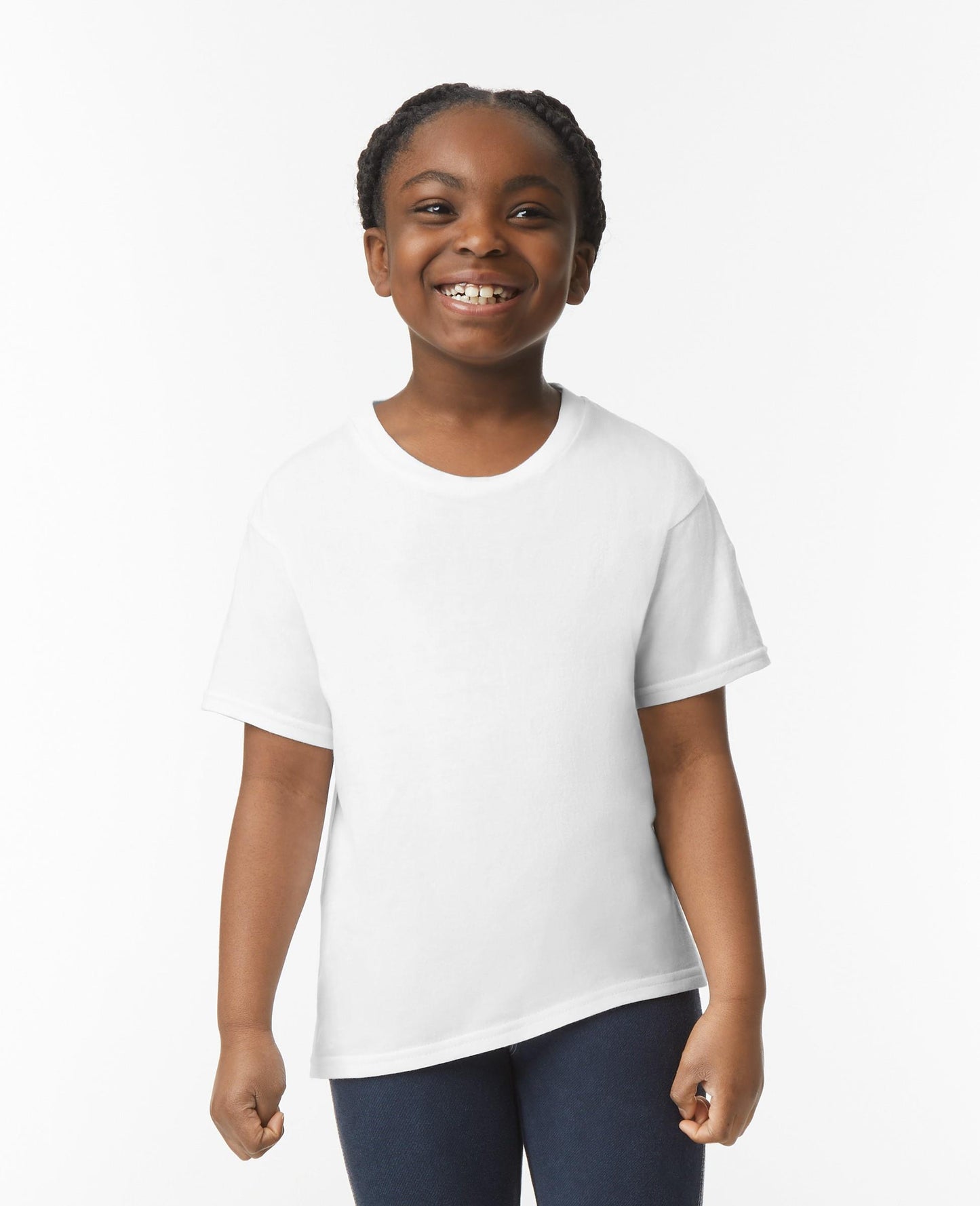 Gildan Youths Ringspun T Shirt - White