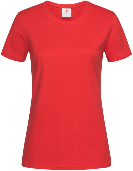 Stedman Comfort Ladies T - Scarlet Red