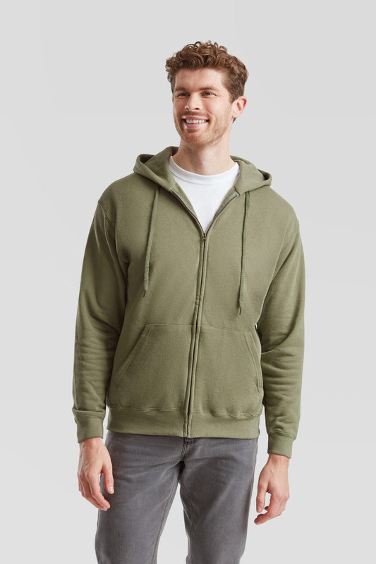 FotL Classic Zip Hood Mens - Classic Olive