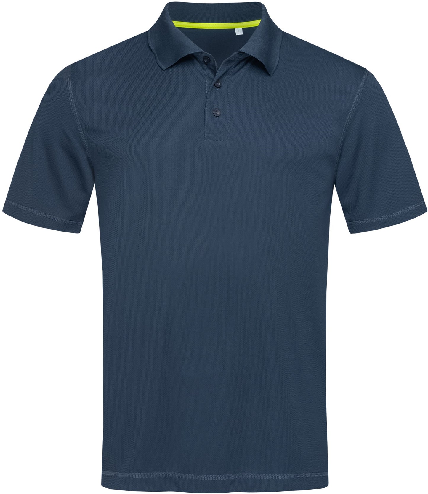 Stedman Active Sports 140 Mesh Mens Polo - Marina Blue