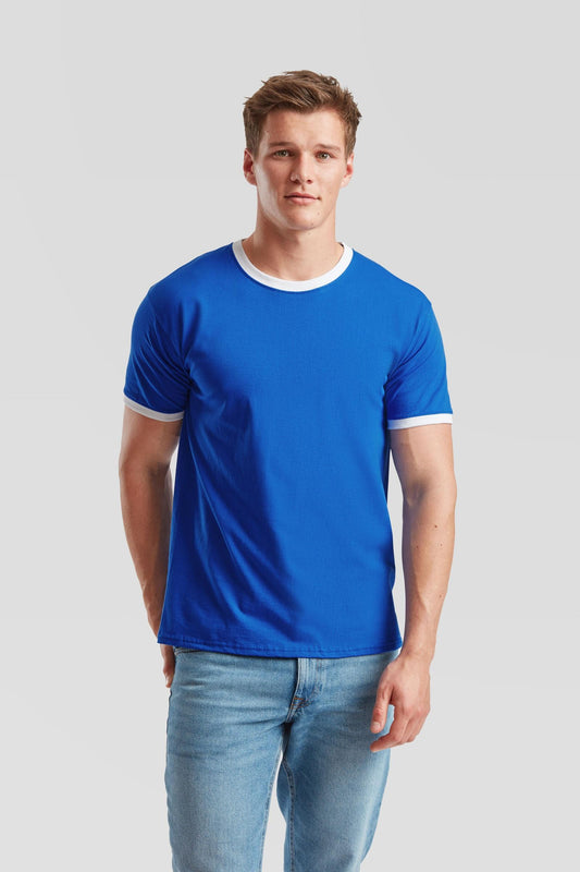 FotL Valueweight Ringer T - Royal/White