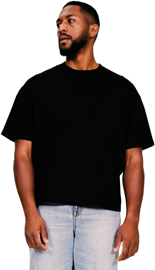 Casual Ringspun Core 150 Boxy Oversize T - Black