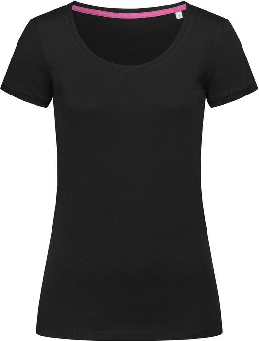 Stedman Stars Megan Crew Neck Ladies T - Black Opal