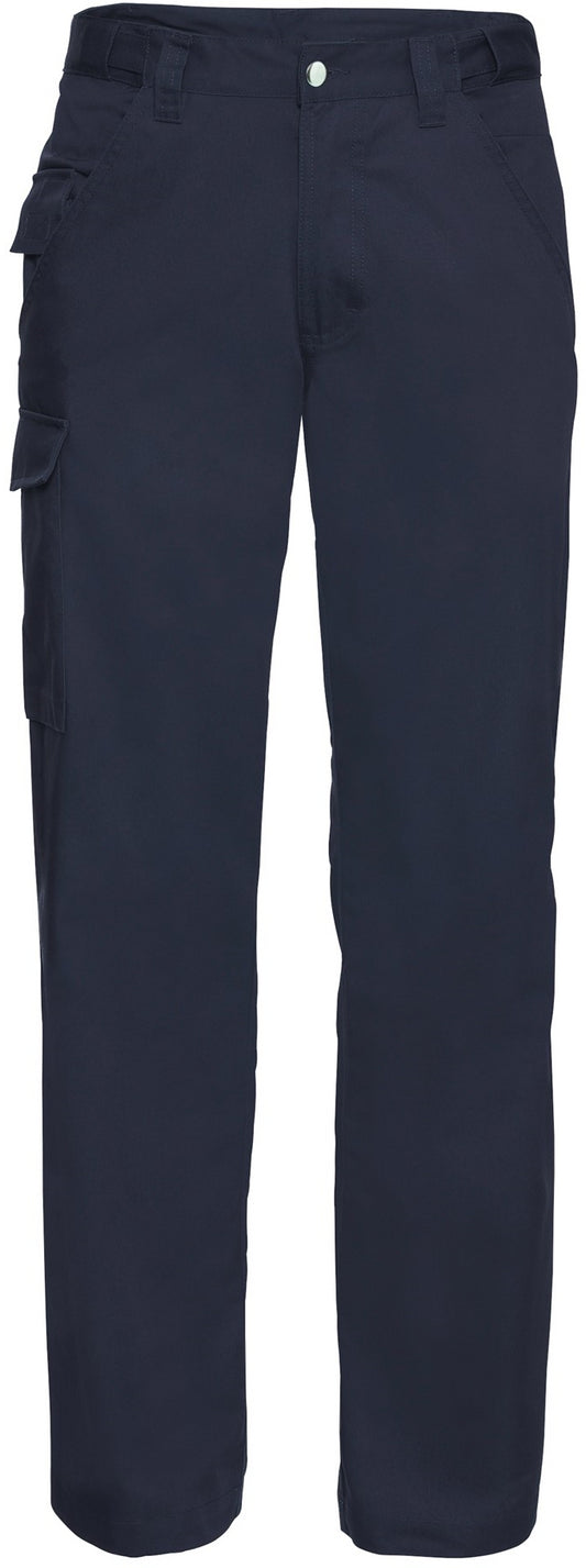 Russell Twill Polycotton Trousers - French Navy