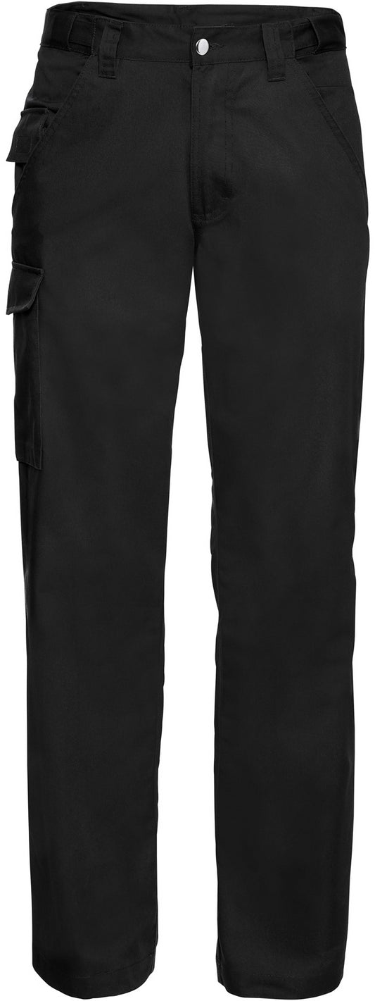 Russell Twill Polycotton Trousers - Black