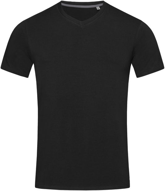 Stedman Stars Clive V Neck T - Black Opal