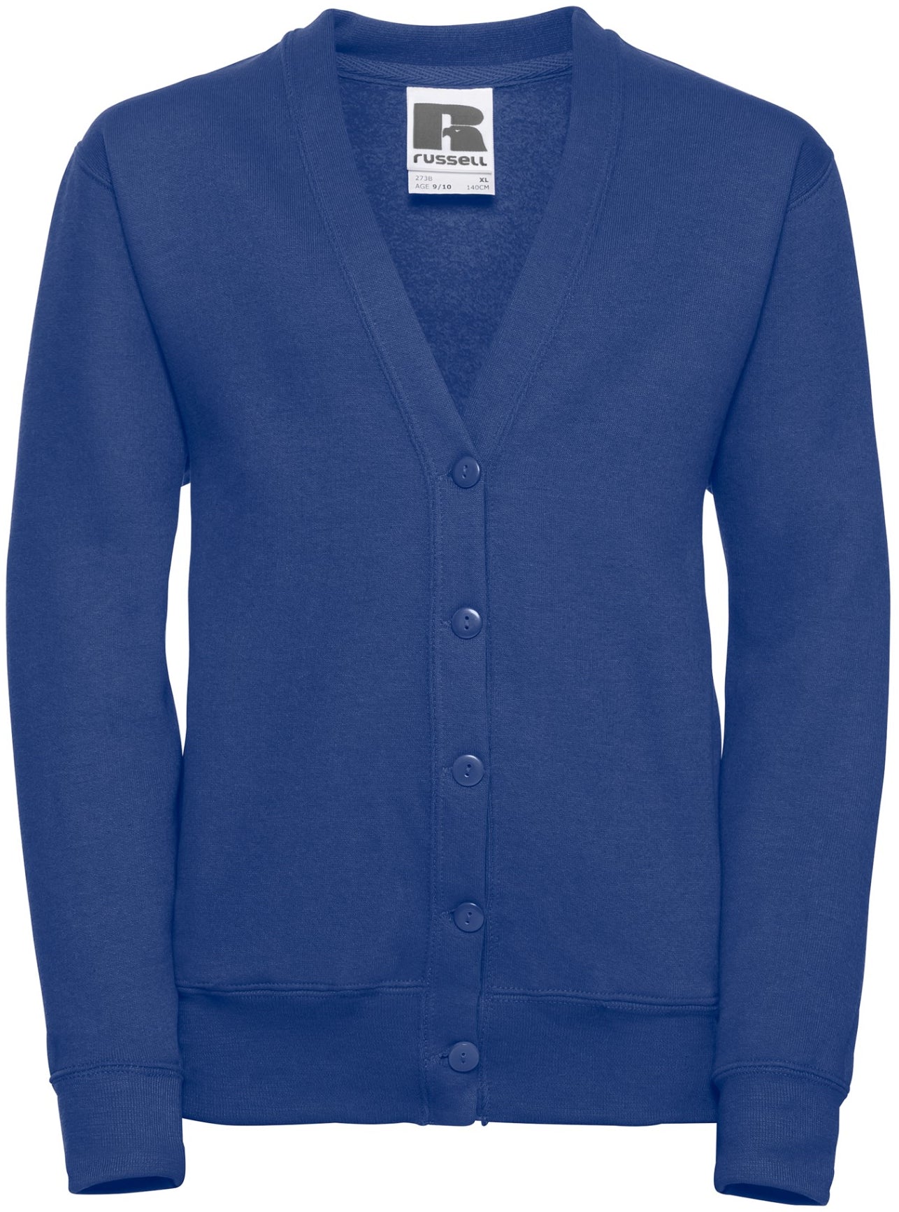 Russell Sweatshirt Cardigan Youths - Bright Royal