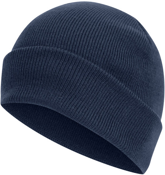 AA Cap Knitted Ski Turn Up - Navy